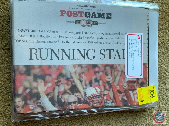10-30-10 NE v Missouri includes OWH post game write up/ 11-6-10 NE v Iowa State/ 11-13-10 NE v