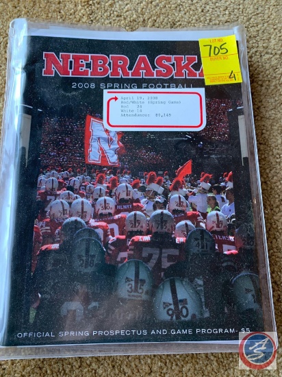 4-19-08 Red White Game/ 8-30-08 NE v W Michigan/ 9-6-08 NE v San Jose State/ 9-13-08 NE v New Mexico