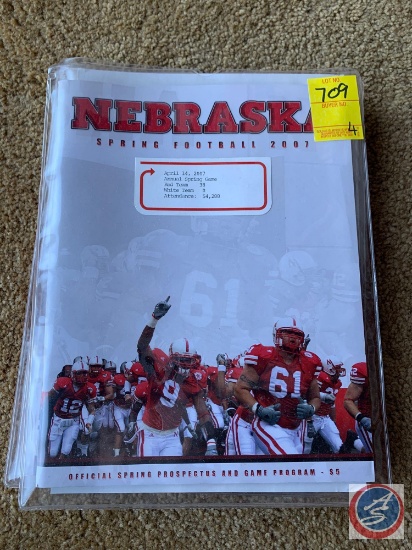 4-14-07 Red White game/ 9-15-07 USC v NE/ 9-22-07 NE v Ballstate/ 9-9-07 NE v Iowa State