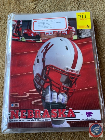 10-10-07 NE v Kansas State/ 10-20-07 NE vs Texas AM/ 11-23-07 Colorado vs NE/ 9-3-05 NE vs Maine