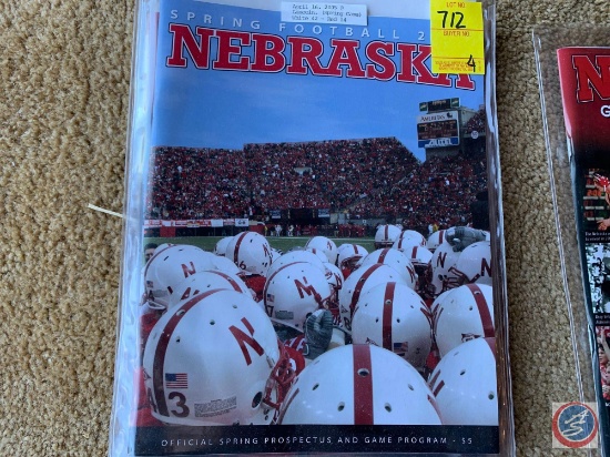4-16-05 Red v White/ 9-10-05 NE Wakeforest/ 9-17-05 NE v Pittsburgh/ 1-1-05 NE vs Iowa State