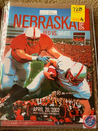 4-2-2002 Red and White Game/ 8-24-2002 Nebraska vs. Arizona State/ 8-3-2002 Nebraska vs. Troy State/