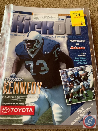 9-14-2002 Penn State vs Nebraska/ 9-28-2002 Iowa State vs Nebraska/ October 5, 2002 Nebraska vs