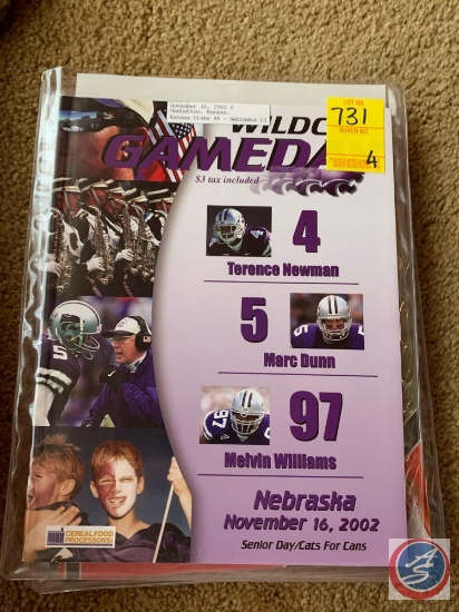 11-16-2002 Kansas State vs Nebraska/ 11-29-2002 Colorado vs Nebraska/ 12-27-2002 Independence Bowl