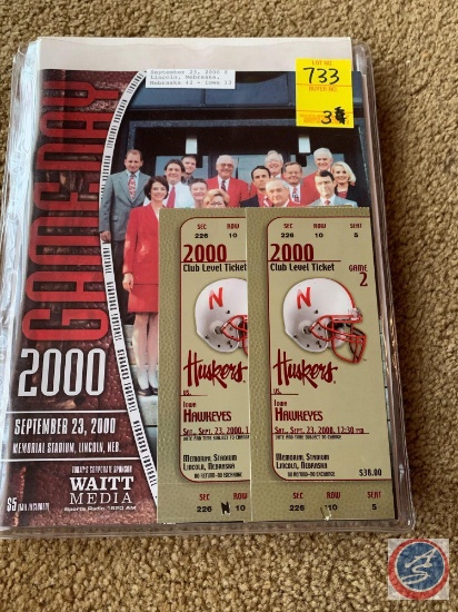 9-23-2000 Nebraska vs. Iowa/ 9-9-2000 Nebraska vs Notre Dam/ 10-7-2000 Nebraska vs. Iowa State