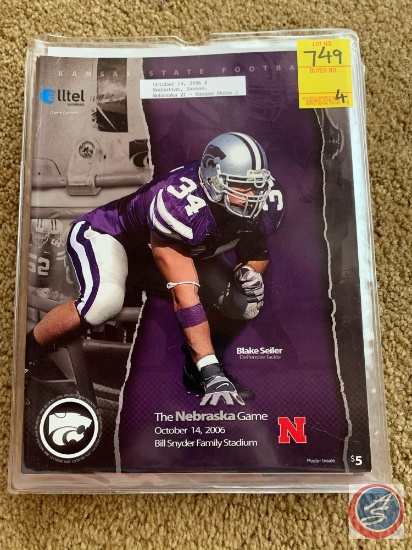 10-12-2006 Nebraska vs. Kansas State/ 10-21-2006 Texas vs. Nebraska/ 10-28-2006 Oklahoma State vs