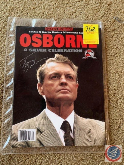 Huskers Illustrated Tom Osborne Signed 1997