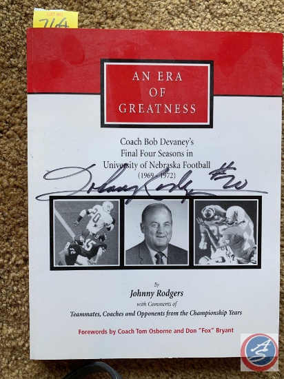 Book-an Era of Greatness Signed by Johnny Rogers #20