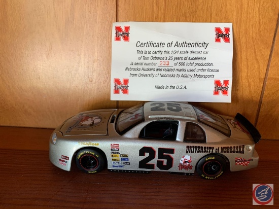Chevy Monte Carlo Die Cast University of NE collectible #233 of 500 in Original Box
