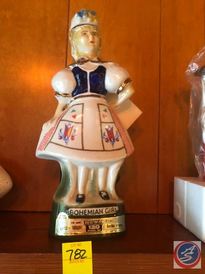 1974 Bohemian Girl Decanter Creator James B. Bean KY-DRB-230 Genuine Regal China C. Miller
