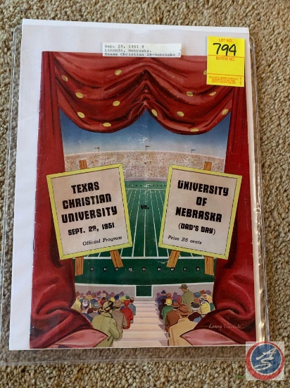 9-29-51 Texas Christian vs. Nebraska