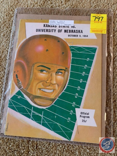 10-9-54 Nebraska vs. Kansas State