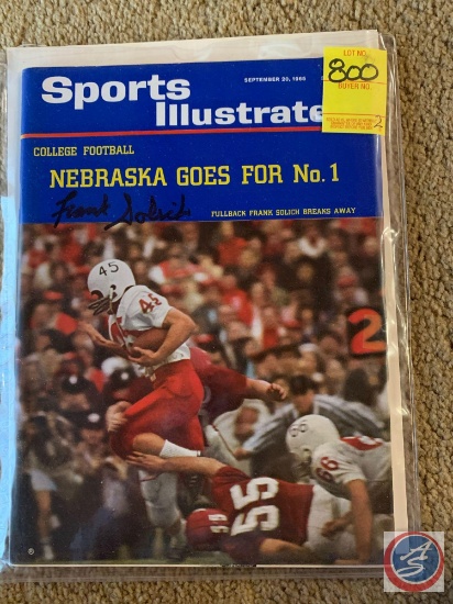 Autographed September 20, 1965 Sports Illustrated Signed by Frank Solich, Frank Solich Coin