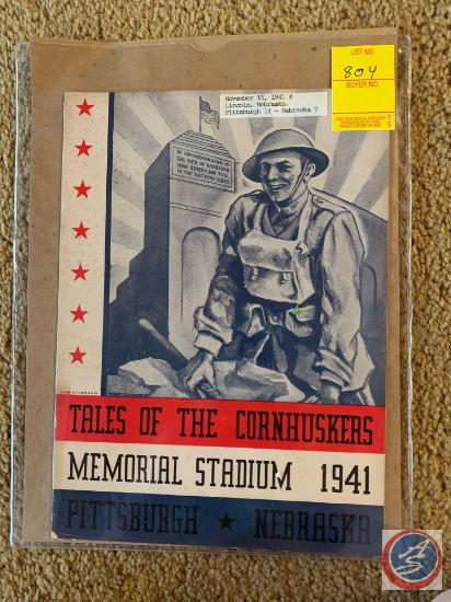 11-15-41 Pittsburg vs. Nebraska