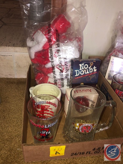 Back to Back National Champions Glass Stein, Coors Light National Championship Glass, Nebraska #1