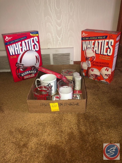 Wheaties 1994 Nebraska Cereal Box, Wheaties 1994-1995 Nebraska Back to Back Champs Cereal Box, 1994