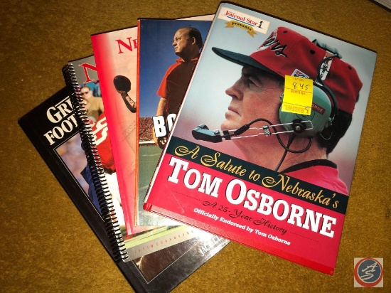 Tom Osborne On Solid Ground Book, Red Zone: The Greatest Victories in the History of Nebraska