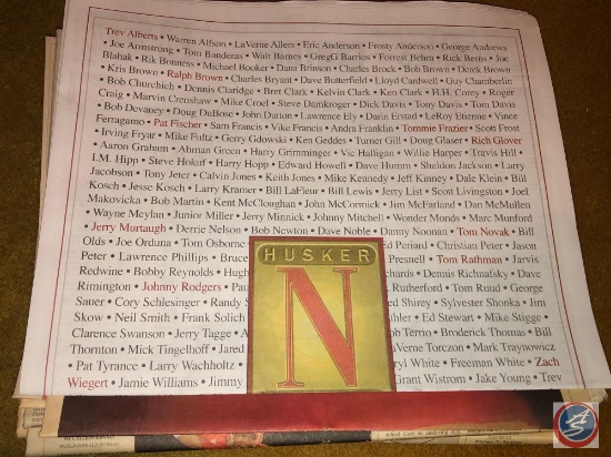 2000-2004 Nebraska Sports News Paper Articles