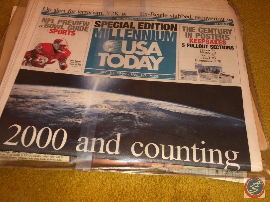 1992-1997 Varies News Paper Articles Including USA Today Farwell Diana and Chicago Tribune