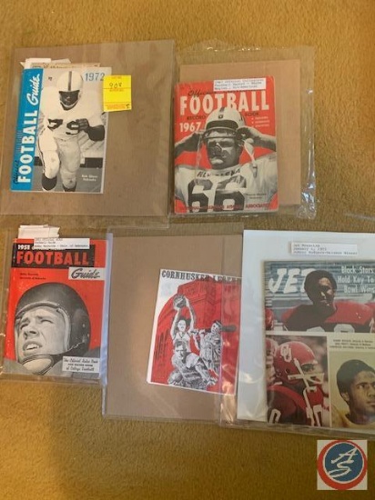 1967, 1951, Nebraska Football Media Guides Plus Other Years