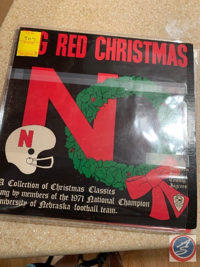 Big Red Christmas Record, Big Red Country Coke is it Record, 1970 Nebraska Cornhusker Band Record