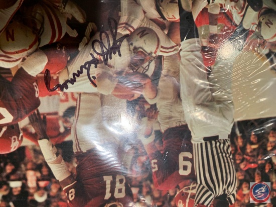 National Champions 1970-71 Placemat Signed by Jeff Kinney Scoring Against Oklahoma, Four Collectible