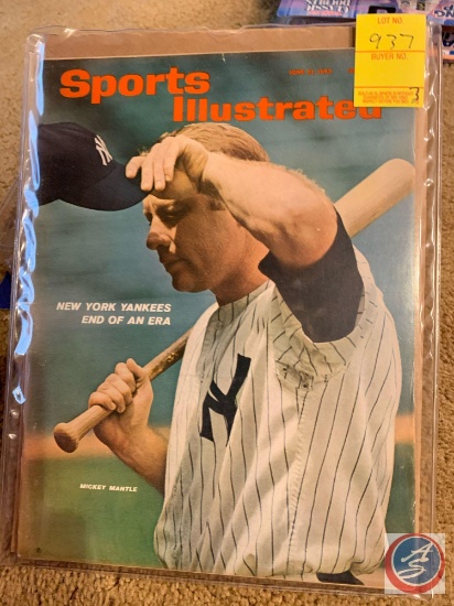 June 21, 1965 Sports Illustrated Mickey Mantle End of an Era, 1997 Starting lineup Mickey Mantle