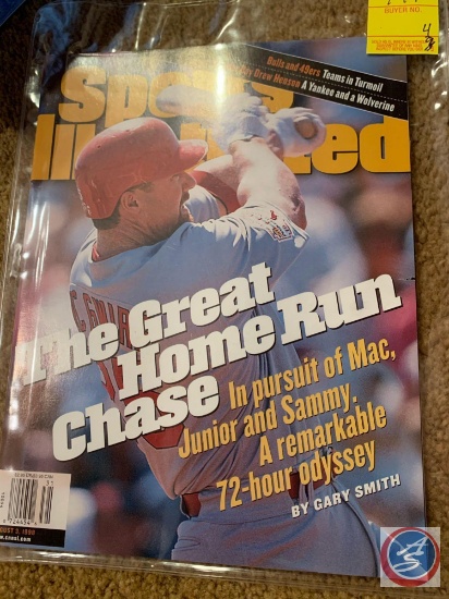 August 3, 1998 Sports Illustrated The Great Home Run Chase, 1988 Starting Lineup Mark McGwire (1 st