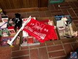 (3) Ultra Pro Ball Holders, Husker Century Parts 1-3, Vintage Husker Coloring Book, Nebraska