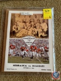 10-31-64 Nebraska vs. Missouri/ 9-18-65 Nebraska vs. TCU/ 9-25-65 Air Force vs. Nebraska/ 10-23-65