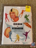 September 30, 1950 program Nebraska vs. Indiana