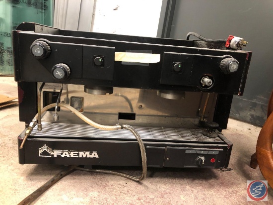 Faema Special Espresso Machine 30" x 21" x 19"