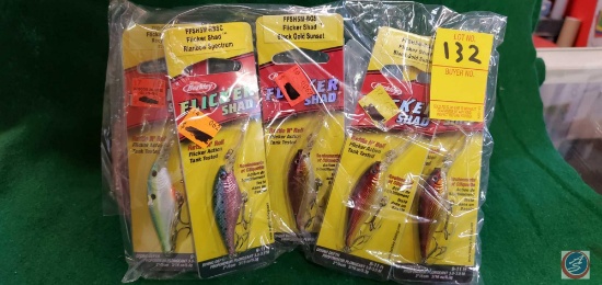 Berkley Flicker Shad Speckled Gold Shiner Assorted colors (5)