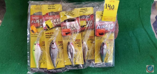 Berkley Flicker Shad Speckled Gold Shiner Assorted colors (5)