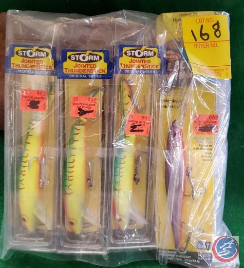 Storm Jointed Thunder stick Originals (3) Berkley Flicker Minnow Rattle n Roll