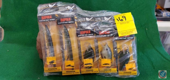 Rapala Scatter Rap Scatter lip Minnow (2)/Scatter Rap cranks (3)