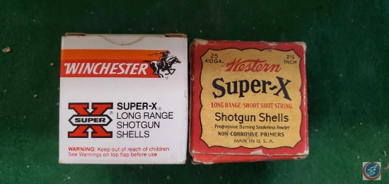 Winchester Super 8 Long Range 412 shells, Western Super X Shells