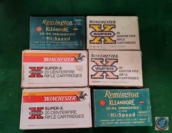 (2) (2) Remington 35 boxes with shells, Western Silvertip 35 Remington boxes w/ shells, Remington