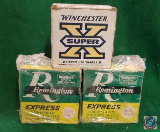 Winchester 10 ga shells, Remington 10 ga express boxes