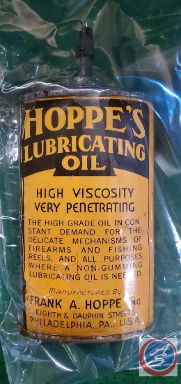 Hoppe's Lubricating oil tin