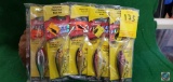 Berkley Flicker Shad Speckled Gold Shiner Assorted colors (5)