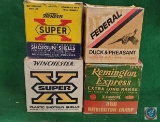 Western Super 8X 16 ga shells, Federal 16 ga Duck & Pheasant, Winchester Super X 12 ga shells,