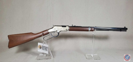 HENRY Model H004SEM 22 WMR Rifle Lever Action Silver Eagle Rifle, New in Box. Ser # SE00183M