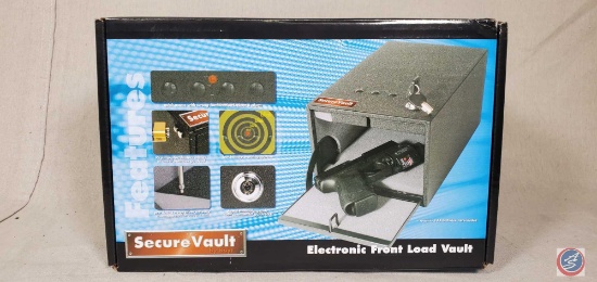 Secure Vault Electronic Gun Safe 13 x 8.25 x 6 interior Dimensions. New in Box