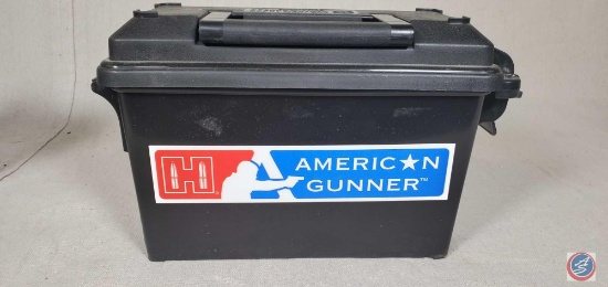 200 Rounds of Hornady American Gunner 6-5 Creedmoor 140 Grain BTHP in Plastic Ammo Case.