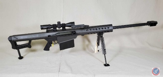 Barrett Model M82A1 50 Cal Rifle Semi Auto Barrett 50 Cal New in Factory Pelican Case with Night
