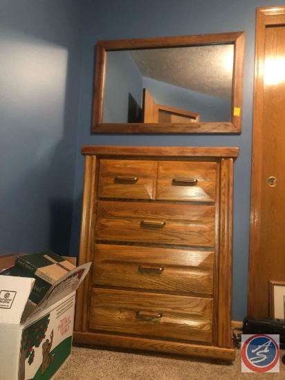 41" X 18" 32" Dresser and 40" X 27" Mirror