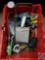 Red tote large tool Lot