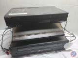 CD player, Sony DVD player, Soundesign Turntable Sysyem