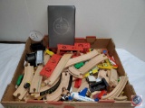 Vintage Kid Kraft Wood Train Tracks and Train Table Accessories